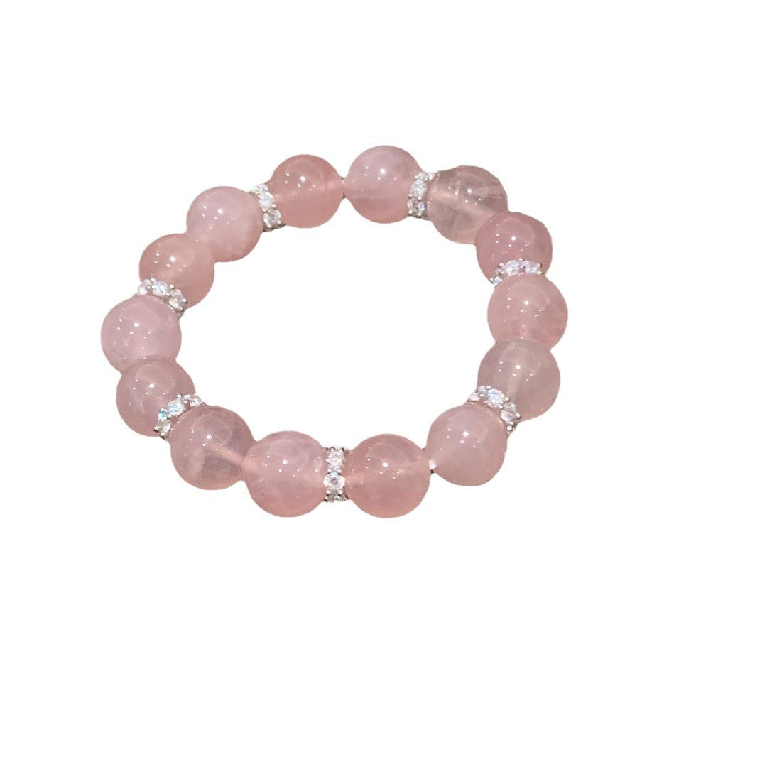 Madagascar Rose Quartz Bracelet | Premium 11mm Crystal Love Jewelry