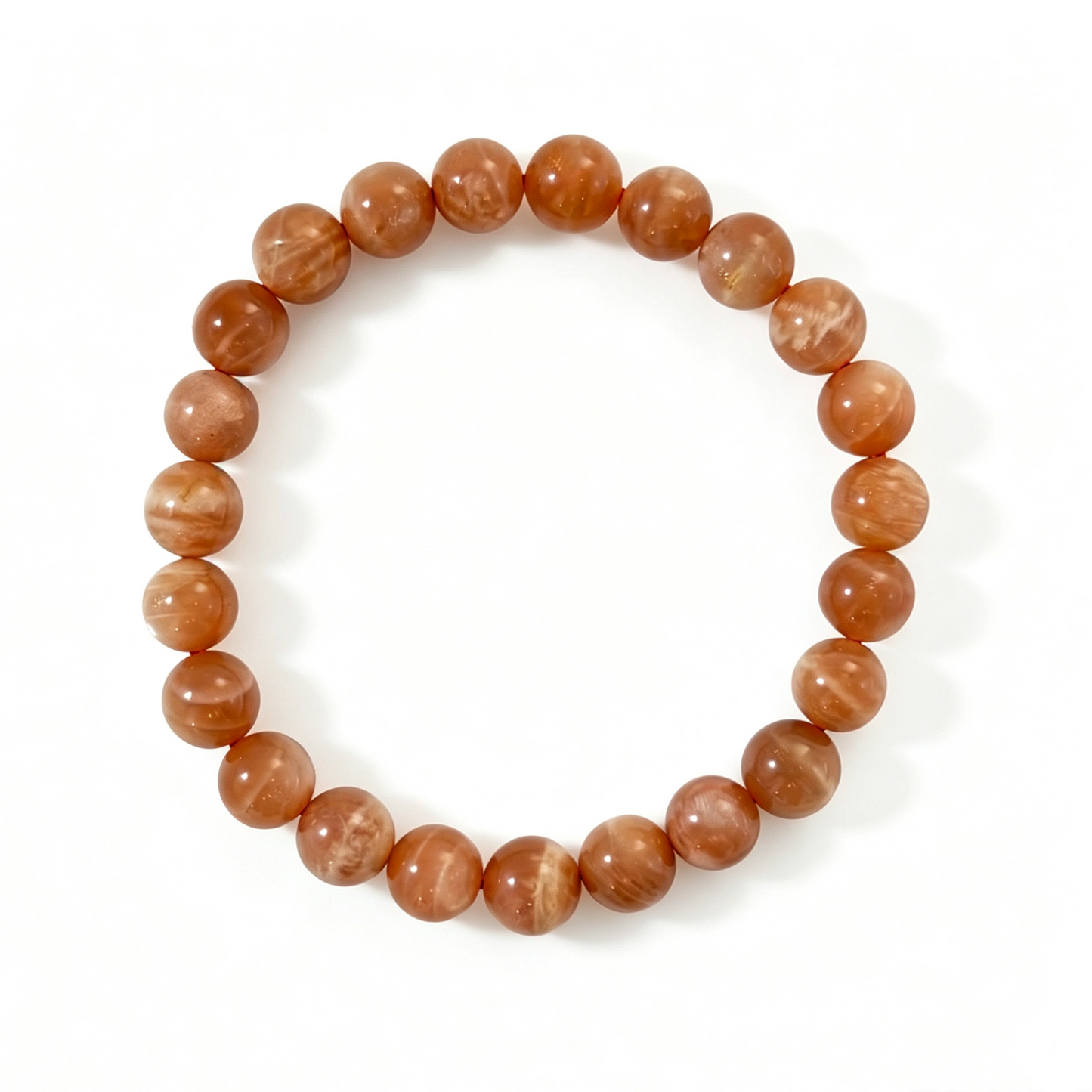 Natural Sunstone Bracelet | Orange Sunstone Moonstone Labradorite Crystal Bracelet