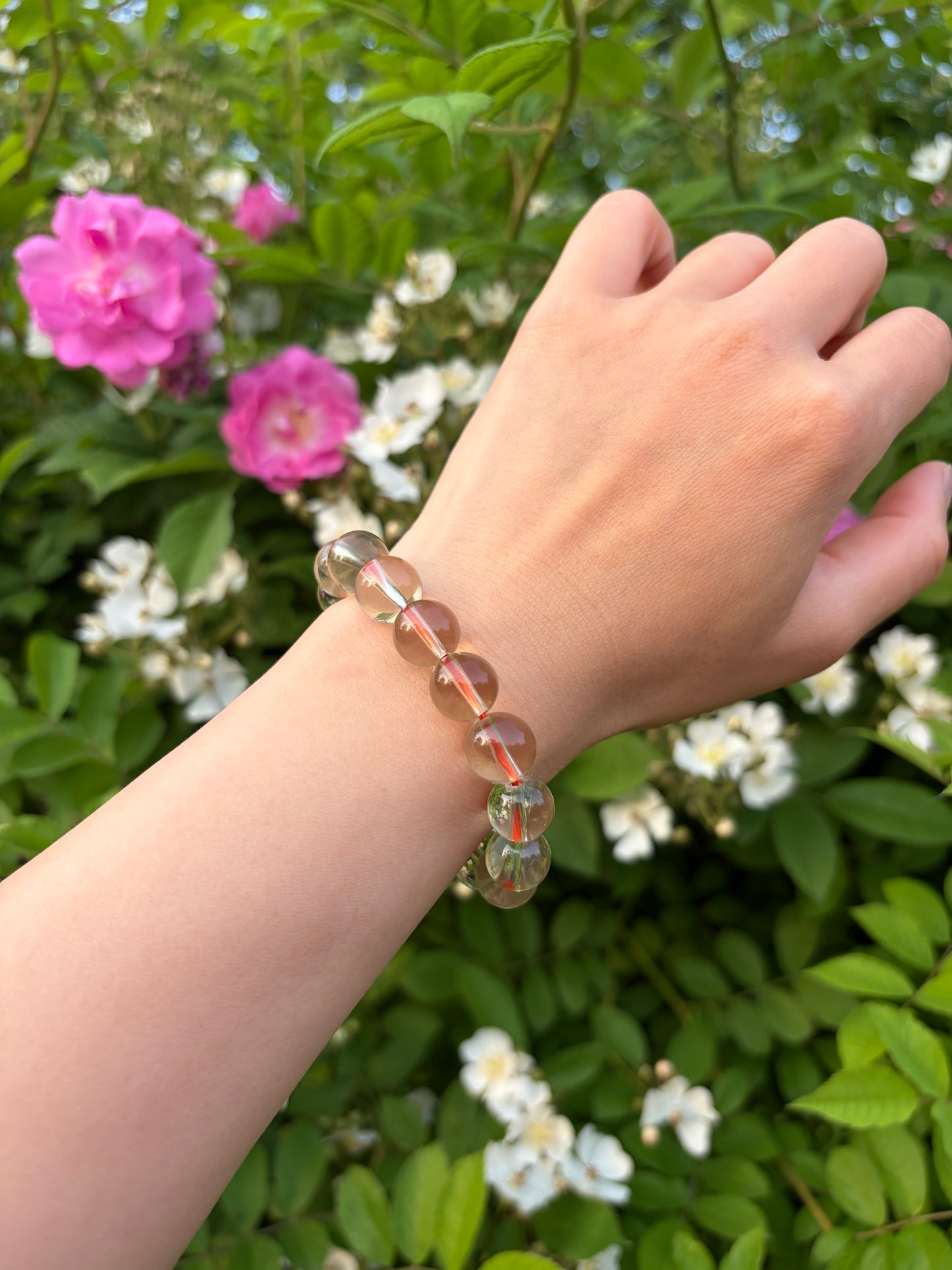 Natural Brazilian Citrine Crystal Bracelet