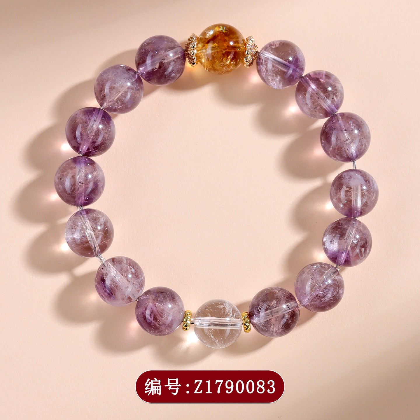 Natural Amethyst Crystal Bracelet - Wholesale Handcrafted Women's Love Bracelet