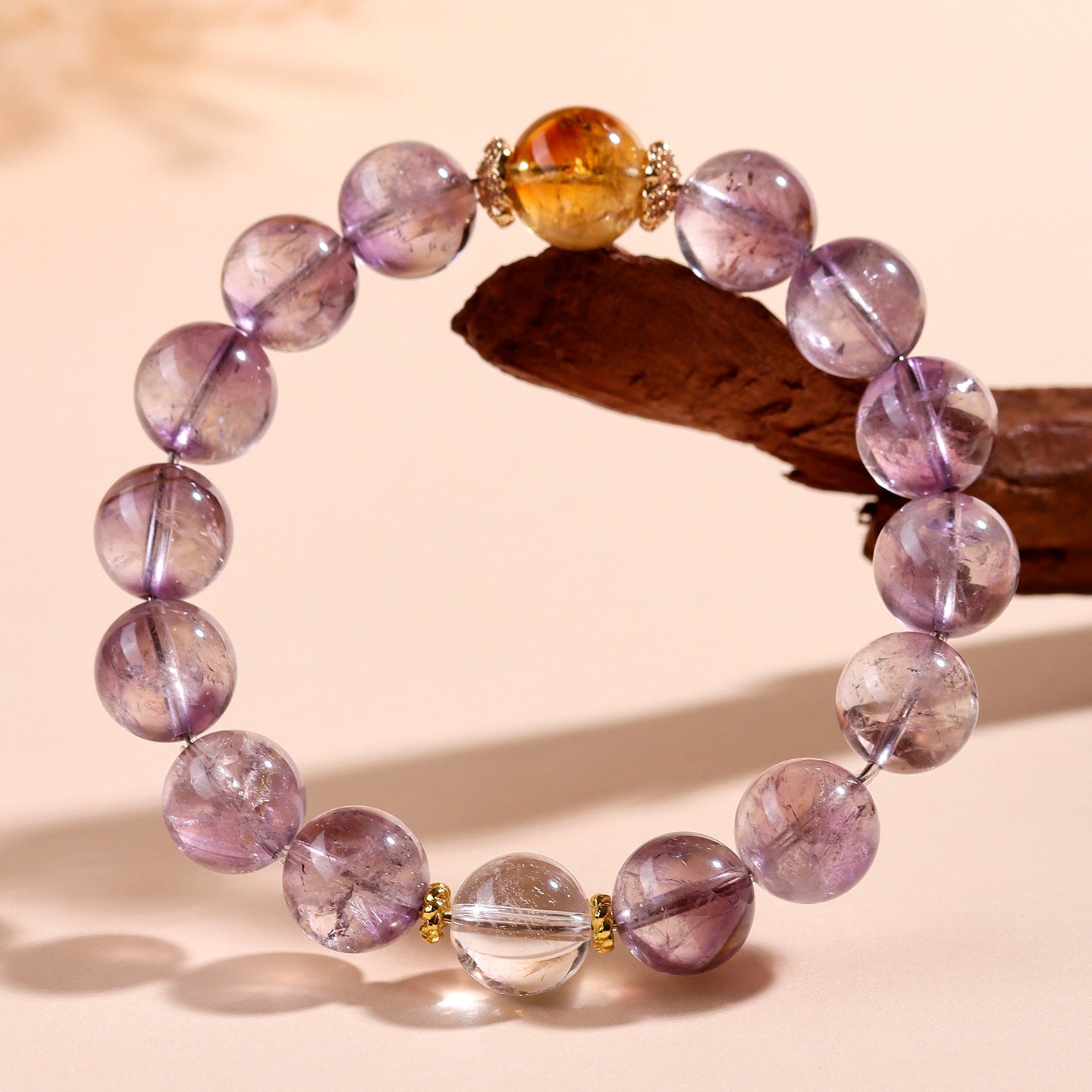 Natural Amethyst Crystal Bracelet - Wholesale Handcrafted Women's Love Bracelet